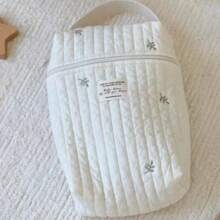 1pc Mommy Diaper Bag Multi-Function Stitching Hanging Pouch Disposable Diaper Storage Bag