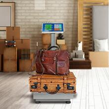 Homasis 660lbs Weight Platform Scale Digital Floor Folding Scale Postal Shipping Mailing