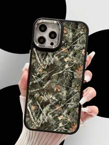 Ốp lưng điện thoại di động silicon lỏng họa tiết ngụy trang Apple Forest bảo vệ toàn thân chống sốc chống rơi TPU cao su mềm tương thích với iPhone chống thấm nước chống trầy xước - Nhiều màu - Xem 2
