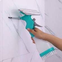 Glass Cleaning Squeegee Spray Brush Sprayer 4 In 1 - Nhiều màu - Xem 4