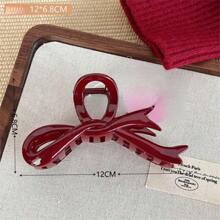 1 Stück/7 Stücke geometrisches Muster, lässig, niedlich, elegant, schick, Straßen-ABS (ABS-Harz) Damen Mode, einfache multifunktionale Schleife Wolke asymmetrische große Haarspange, geeignet für den täglichen Gebrauch: Zuhause, Schule, Strand, Büro, Party, Geburtstag, Weihnachten, Rückkehr zur Schule, modische Haarzubehör für alle Jahreszeiten, Schönheit Klammern, lässige Haarklammern für Herbst und Winter, für Urlaubsoutfits Frau