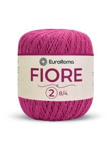 Euroroma Fiore Yarn (Same Thickness As Anne) N°2 - 500m - Crochet / Clothing / Knitting / Amigurumi - 550粉色 - 查看 1