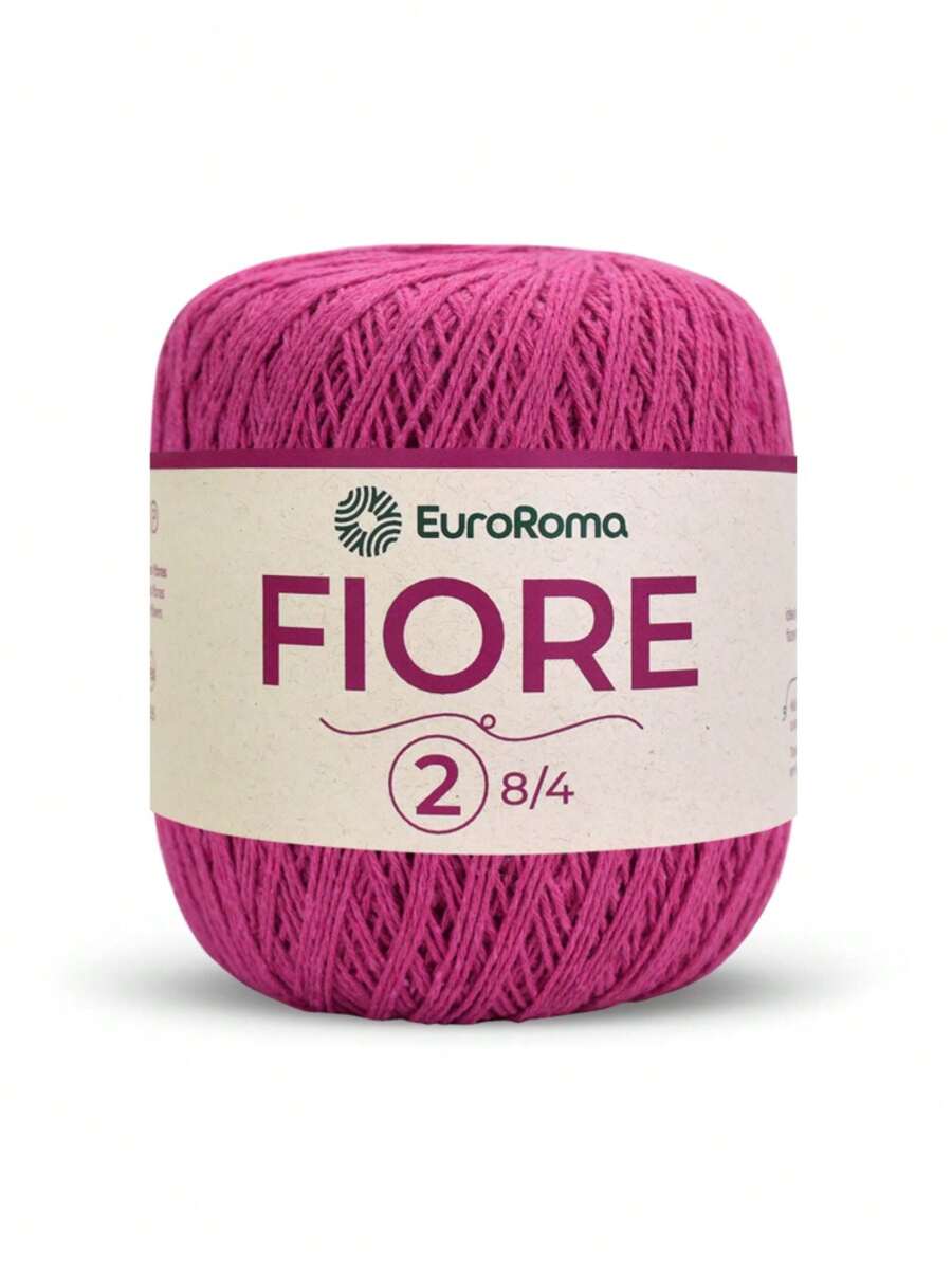 Euroroma Fiore Yarn (Same Thickness As Anne) N°2 - 500m - Crochet / Clothing / Knitting / Amigurumi - 550粉色 - 查看 1
