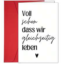 1 张贺卡，有趣又有创意，适合家人和朋友，适合任何场合 - 彩色 - 查看 1