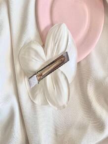 Small White Orchid Wreath Flower Hairband Bride - trắng - Xem 8