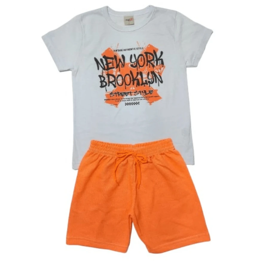 Kit With 4 Sets Of Boys' Summer Shirts - 白色 - 查看 1