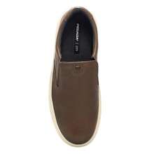 Pegada Slip On Leather And Elastic City Sneakers 111504 - 鏽棕色 - 查看 3