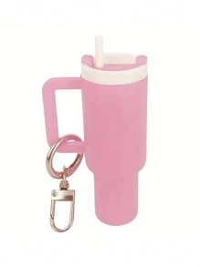 5/3/2/1 迷你水瓶钥匙扣 - 街头风格，多色，钥匙扣配件饰物，钱包饰物，杯子，钥匙扣，包袋配件，手提包钱包饰物，口红收纳袋，钱包配件，迷你玻璃钥匙扣，迷你杯钥匙扣（可用作包袋钥匙圈），可爱杯子钥匙扣 - 彩色 - 查看 8