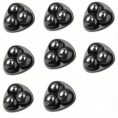 4/8 Heavy-Duty Universal Wheels -360° Rotating, Office Learning Furniture Movers, Self-Adhesive Casters For Bottom Storage Bins, Planters, Furniture, Trash Cans And Coffee Tables!Small 2-Inch Red Wheels For Furniture Trolley Display Racks, Etc Back To School