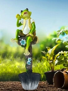1 chậu cây cảnh mini Mr. Frog đáng yêu, đồ trang trí bàn làm việc, vật phẩm cảnh quan sân vườn, đồ trang trí để bàn, đồ trang trí ngày lễ tình nhân, quà tặng - Nhiều màu - Xem 11