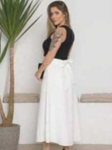 Tailoring Skirt - Xám - Xem 6