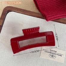 1 Stück/7 Stücke geometrisches Muster, lässig, niedlich, elegant, schick, Straßen-ABS (ABS-Harz) Damen Mode, einfache multifunktionale Schleife Wolke asymmetrische große Haarspange, geeignet für den täglichen Gebrauch: Zuhause, Schule, Strand, Büro, Party, Geburtstag, Weihnachten, Rückkehr zur Schule, modische Haarzubehör für alle Jahreszeiten, Schönheit Klammern, lässige Haarklammern für Herbst und Winter, für Urlaubsoutfits Frau