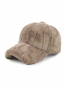A Fleece Hat. Unisex Outdoor Fleece-Lined Baseball Cap.