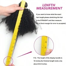 Mongolian Afro Kinky Curly Bundles Human Hair 4B 4C Afro Kinky Human Hair Bundles 3pcs Curly Weave Bundles Unprocessed Virgin Hair Afro Curly Hair Extensions For Women Natural Color - Black - View 7