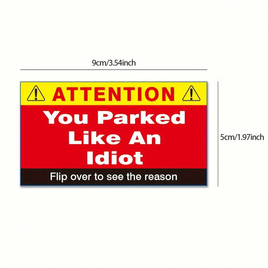 Lustige Falschparker Karten - 50 Stück Fake 100€ Schein Design