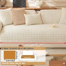 1 件简约蓬松沙发垫套，防滑四季沙发保护套，宠物友好型 - 彩色 - 查看 14