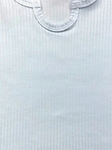 Children's Set For Girls Consisting Of A Ribbed Tank Top And A Short Skirt - White - View 3