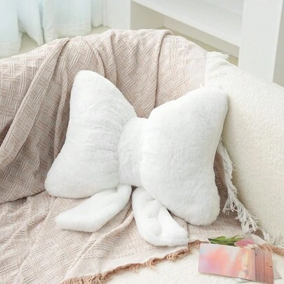 1pc White Butterfly Decorative Pillow, Soft Filled Butterfly Cushion For Bed, Sofa, Car And Home Decor - Elegant Butterfly Shape Gifts Birthday Graduation Chair Cushion Chair Seat Cushion Chair Pillow Cushions Office Chair Gaming Chair