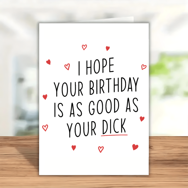 1 stuk grappige verjaardagskaart voor vriend - hilarisch cadeau voor echtgenoot - voor hem - uniek cadeau voor partner - voor koppel - ondeugende verjaardagskaart voor mannen sexy cadeau, terug naar school, schoolbenodigdheden