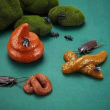 1/3/5/6/10/20 件假便便 假狗屎 逼真假便便 成人恶作剧和恶作剧便便 适用于愚人节恶作剧派对用品、生日派对回礼、礼品袋填充物、皮纳塔填充物，款式和颜色随机 - 彩色 - 查看 7