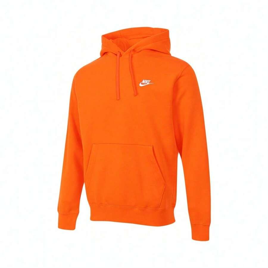 Nike 2024 男友风格男式 AS M NSW CLUB HOODIE PO BB 针织运动连帽运动衫 BV2655-819