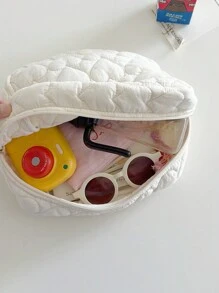 1 件大号多功能时尚心形妈咪单肩包、旅行背包、带隔层的尿布包、孕妇和婴儿礼品袋、大容量 - 彩色 - 查看 6