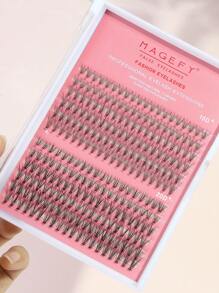 MAGEFY 240 racimos de pestañas postizas individuales de visón falso con rizo C, con rizos talla grande largos C, pestañas DIY personales de diferentes longitudes, pestañas naturales y suaves hechas a mano para uso diario, pestañas de manga para viajes, regalo para mujeres y niñas, 10D/20D