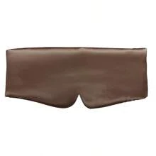 2 件/100% 丝绸睡眠面罩眼罩，适用于男士和女士，带可调节头带，全尺寸大号睡眠面罩和眼罩，可完全遮光，适合整晚睡眠、旅行和午睡 - 浅梅花色 - 深棕色 - 查看 4