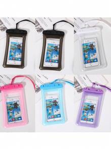 8/6/5/4/3/2/1个装防水袋，通用防水手机袋，气垫防水手机套，水下防水手机袋，沙滩防水手机干袋，适用于智能手机，圣诞节、万圣节礼物，家居、房间、生日、新年、配件、朋友、趣味礼物、夏季、沙滩