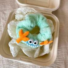 秋季新款大嘴小怪兽毛绒发圈头绳女童搞怪搞笑可爱儿童头饰 - 彩色 - 查看 11