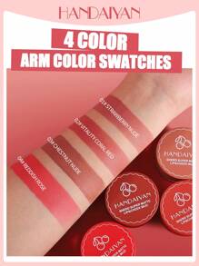 Son lì đa năng HANDAIYAN dễ lên màu dưỡng ẩm chống thấm nước trang điểm tự nhiên nhiều màu thích hợp làm quà tặng Giáng sinh tiệc trang điểm - 02 - Xem 7