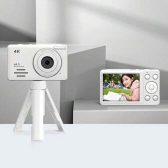 2.88 Inch HD Digital Camera 64 Million Pixels FHD Video Camcorder 18X Zoom Portable Vlogging Camera For Household And Beginners