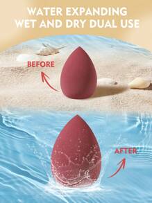 36/16/8/3 piezas Juego completo de herramientas de esponja de maquillaje Combinación Kit de 16 piezas de esponja de maquillaje suave, amigable con la piel y que asegura una aplicación uniforme del maquillaje, económico, relleno de calcetines, maquillaje, herramientas de maquillaje, cosas baratas, regalos, regalos para mujeres, regalos de Navidad - Multicolor - Ver 4