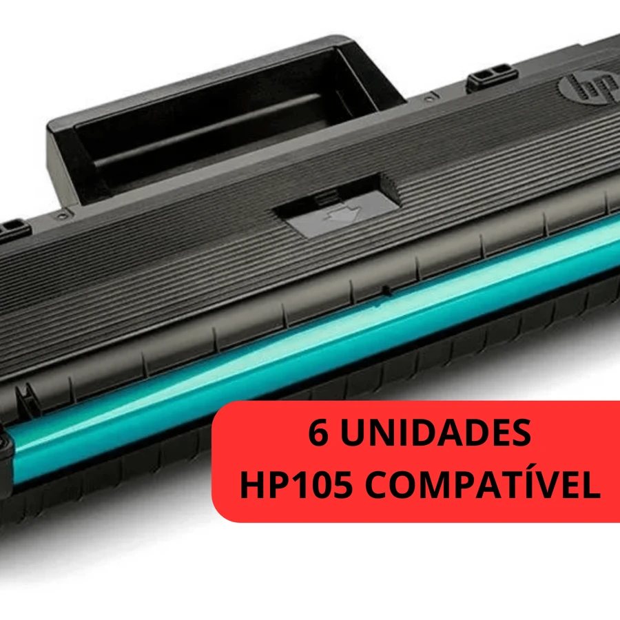6 Unidades Toner Compatível HP105/107 Novo Lacrado MFP 135A - MFP 135W - MFP 137FNW – 107A - 107W