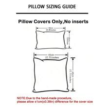 1pc Striped Patchwork Cushion Cover, Sofa Pillow Sham (No Pillow Insert) - Black - View 7