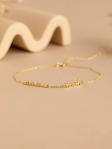 Customized Name Stainless Steel Bracelet • Handmade 2 Name Charm Jewelry, Perfect Stackable Bracelet • Gift For Mom, Valentine's Day Gift, Anniversary Gift For Women