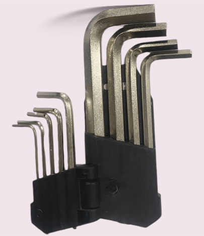 Jogo de Chave Torx Curta 9 Peças Aço Cromo Vanadium T10 A T50