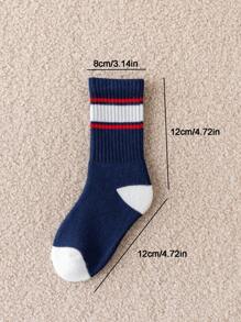 4 Paar Cartoon Buchstaben-Muster Knöchelsocken, Freizeitsocken für Studenten, Herbst/Winter