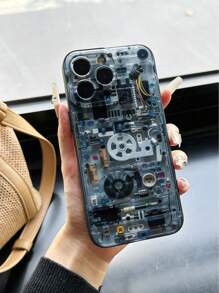 精准镂空边缘透明纹理防摔手机壳兼容 iPhone 14 Pro Max、13、11、XR、78、GES2、XS、iPhone 15、16、16 Pro Max、S24、A04、A12、A13、A14、A21S、A22、A23、A24、A32、A33、A34、A5、A51、A52、A53、A54、A71、A72、A73、S20FE、S21、S22、Redmi 9、9A、10A、10C、Redmi Note 9、10、11、12、12C - 彩色 - 查看 1