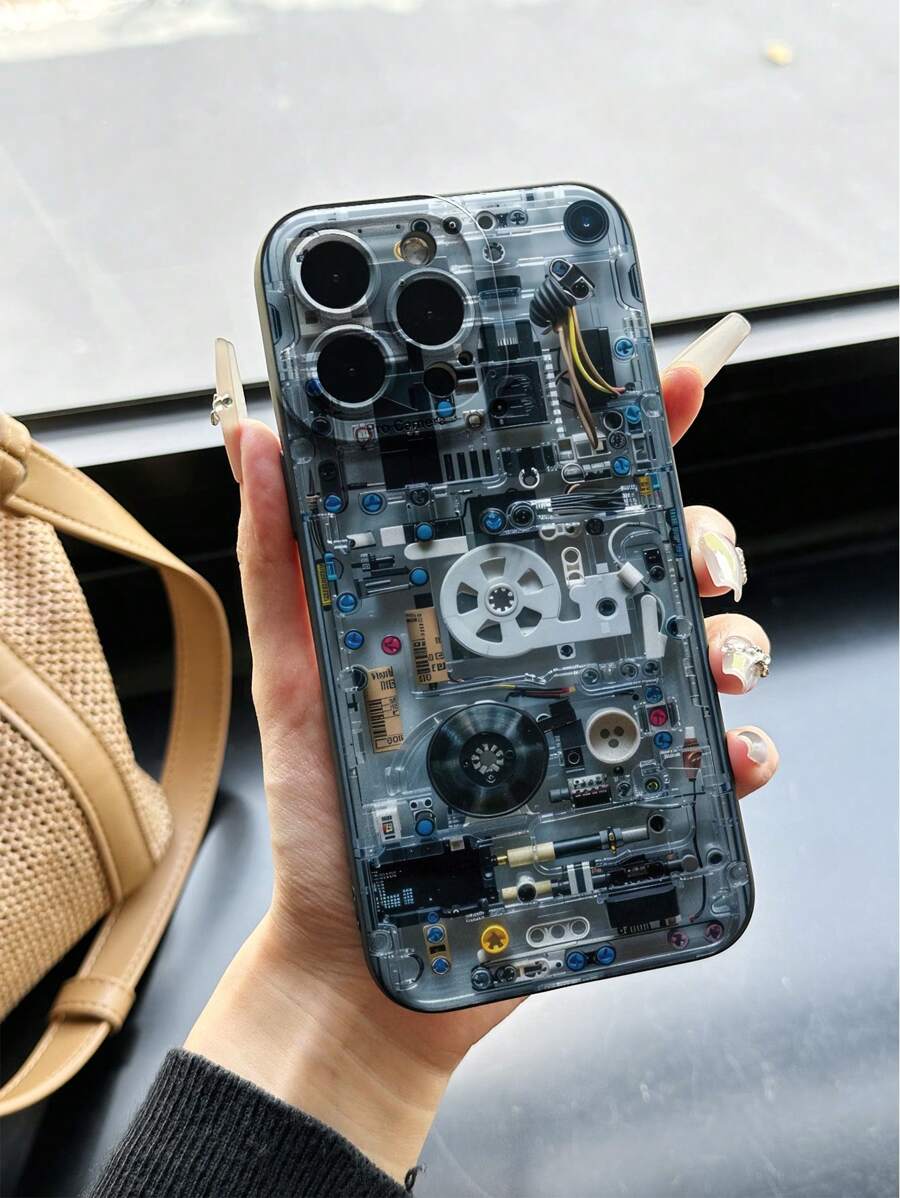 精准镂空边缘透明纹理防摔手机壳兼容 iPhone 14 Pro Max、13、11、XR、78、GES2、XS、iPhone 15、16、16 Pro Max、S24、A04、A12、A13、A14、A21S、A22、A23、A24、A32、A33、A34、A5、A51、A52、A53、A54、A71、A72、A73、S20FE、S21、S22、Redmi 9、9A、10A、10C、Redmi Note 9、10、11、12、12C - 彩色 - 查看 1