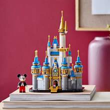 LEGO Modellino castello Disney 40478, puzzle di mattoncini da costruire, giocattolo da regalo, regalo di compleanno