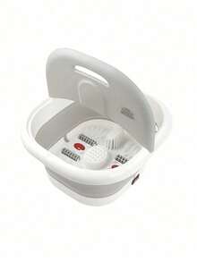 Baño de pies de masaje eléctrico Portátil plegable Calefacción totalmente automática Temperatura constante Cubo de remojo de pies Lavado de pies doméstico Baño de pies Masaje de pies Masajeador de pies Fumigación Baño de pies Barril Electrodomésticos para el cuidado de la salud - Tipo de Enchufe A USA (110-127V) - Ver 7