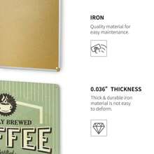 1pc Customized Metal Tin Plate, Personalized Hanging Decor, Customize Your Photo, Share Your Favorite Memories And Precious Moments, Perfect Gift For Friends And Family, Wall Art, Home Decor, Suitable For Home, Bar, Cafe, Office And Classroom, Multipurpose Poster Plaque - Suitable For Halloween, Mother's Day, Thanksgiving, Christmas, Easter, Wedding, Valentine's Day - Multicolor - View 9