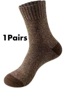 5pcs/1 Upgraded Set Thick, Warm, Breathable & Odor-Resistant Crew Socks For Men & Women, Comfortable For Daily Life, Sports & Extreme Cold Weather