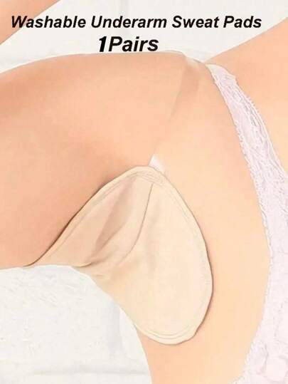Washable Underarm Sweat Pad, Underarm Sweat Pad, Clothes Sweat Pad, Underarm And Shoulder Waterproof Absorbent Pad, Anti-Sweat Quick Drying Body Care, Suitable For Travel, Sports, Outdoor