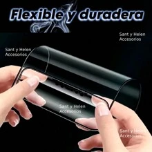 Mica de Hidrogel para ZTE Calidad HD, Mate, Privacidad mate, Anti blue light, Colorul pzs. Frontales adecuadas para modelos curvos y normales. - Privacidad Mate - Ver 2
