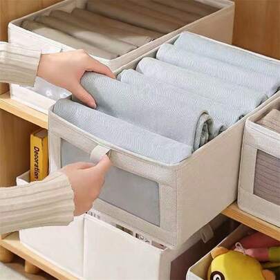 Organizador De Guarda-Roupa Dobrável Para Roupas E Calças Grande Dura Alto Qualidade