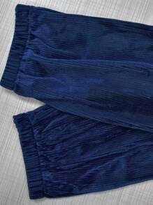 PORRCEY Sexy Jumpsuits For Women Halter Sleeveless Party Outfits Hight Split Velvet Pants Hollowing Out Romper Valentine's Day Date Nght Carnival Masquerade Ball  Chinese New Year Wedding, Bachelor Party Irish Holiday Green Holiday Decor St. Patrick's Day St. Paddy's Day - 藍色 - 查看 4