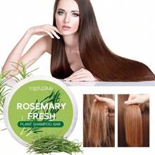 MIAOFUTONG 60g Jabón de Champú de Romero, limpia y fortalece el cabello, con coco, aceite de oliva, manteca de karité, hidrata y refresca el cuidado del cabello, apto para todo tipo de cabello, unisex, apto para todo tipo de cabello. - Verde - Ver 10