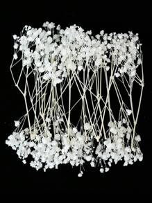 50/100/300pcs Natural Gypsophila Dried Flowers - Elegant Preserved Gypsophila, Suitable For Home, Office, Wedding, Christmas, Halloween Party, Handcraft, Maintenance-Free, For Ages 14+ Gifts Birthday Graduation - White - View 7